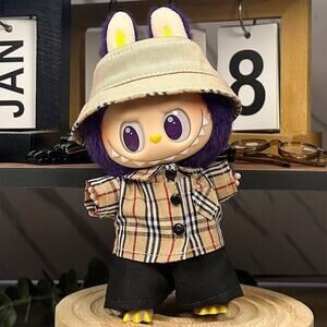 Labubu 4inch bag charm clothes outfits - MY34